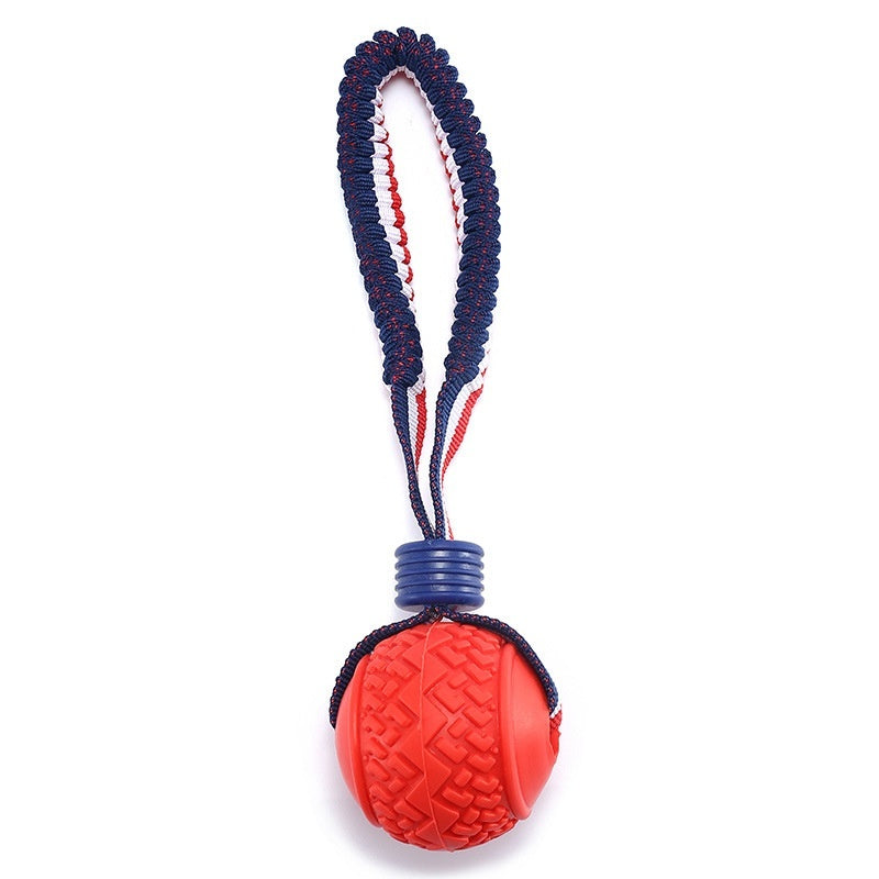 Interactive Dog Tug-of-War Toy Ball