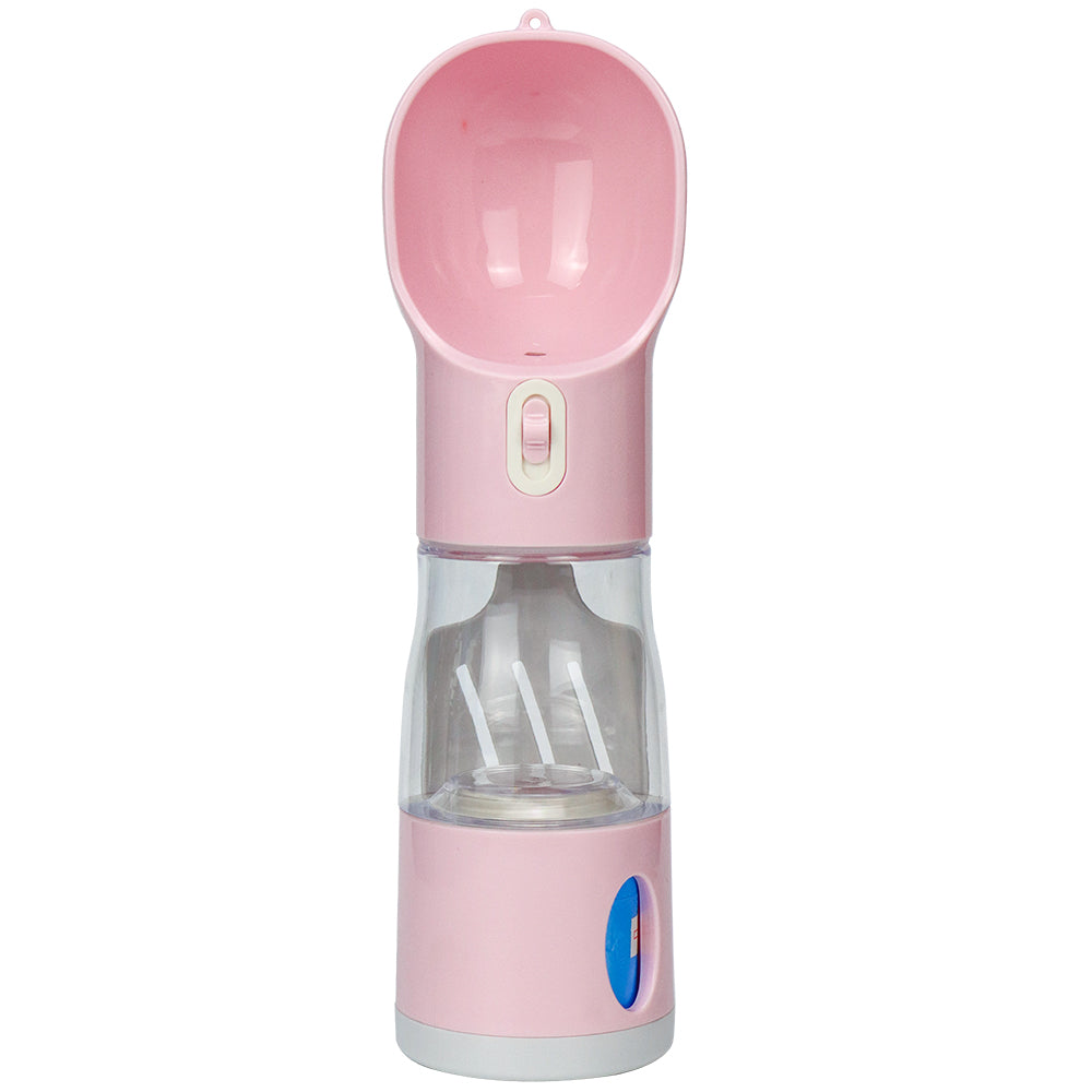 Portable Pet Water Bottle with Bag Dispenser